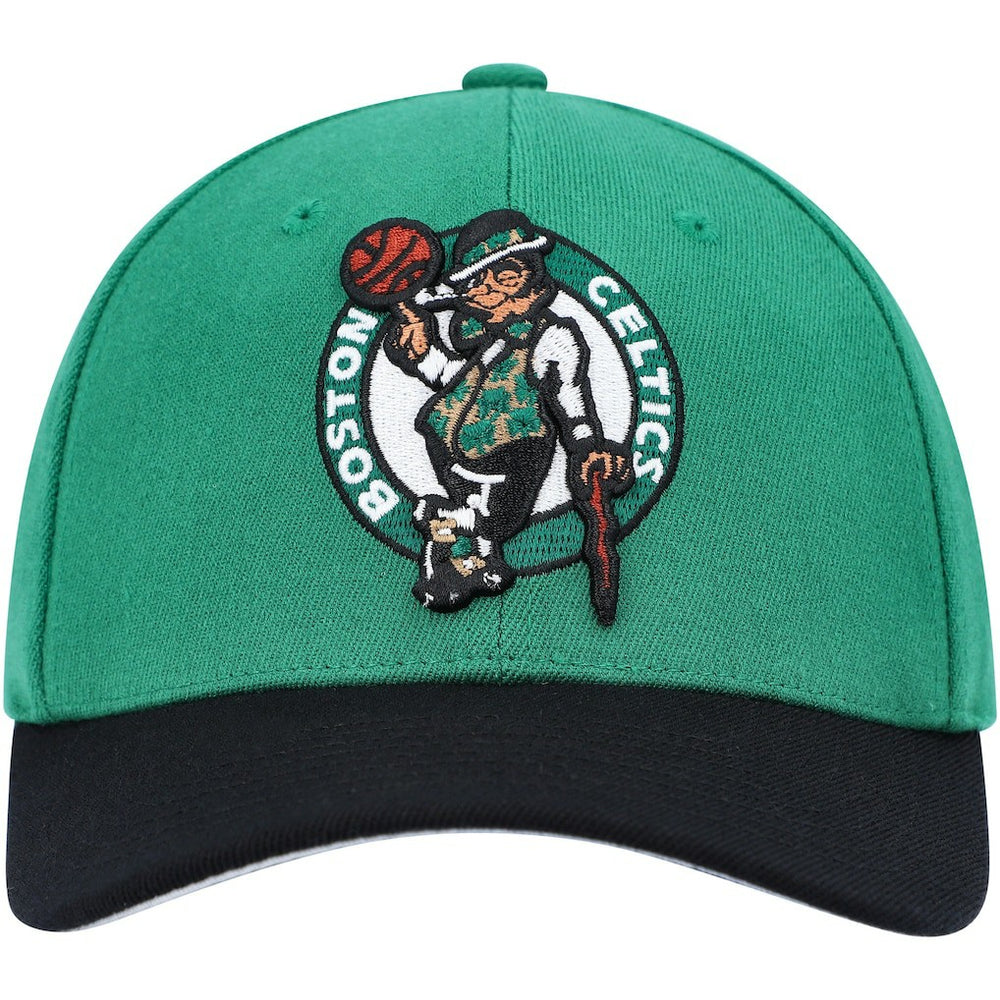 Boston Celtics MVP Team Two-Tone 2.0 Stretch-Snapback Hat Kelly Green/Black - NBA