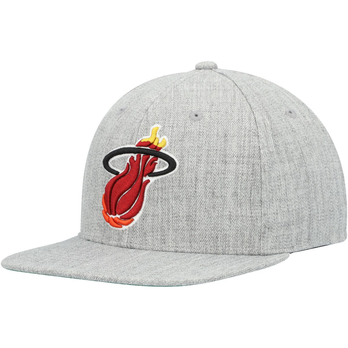 Miami Heat Hardwood Classics 2.0 Snapback Hat Heather Gray - NBA