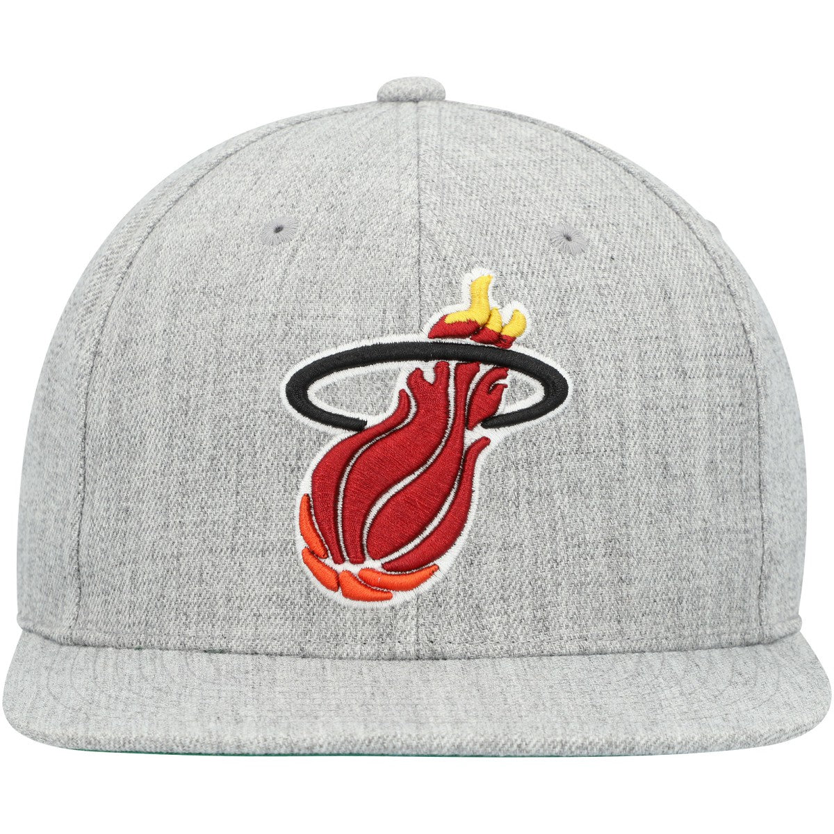 Miami Heat Hardwood Classics 2.0 Snapback Hat Heather Gray - NBA