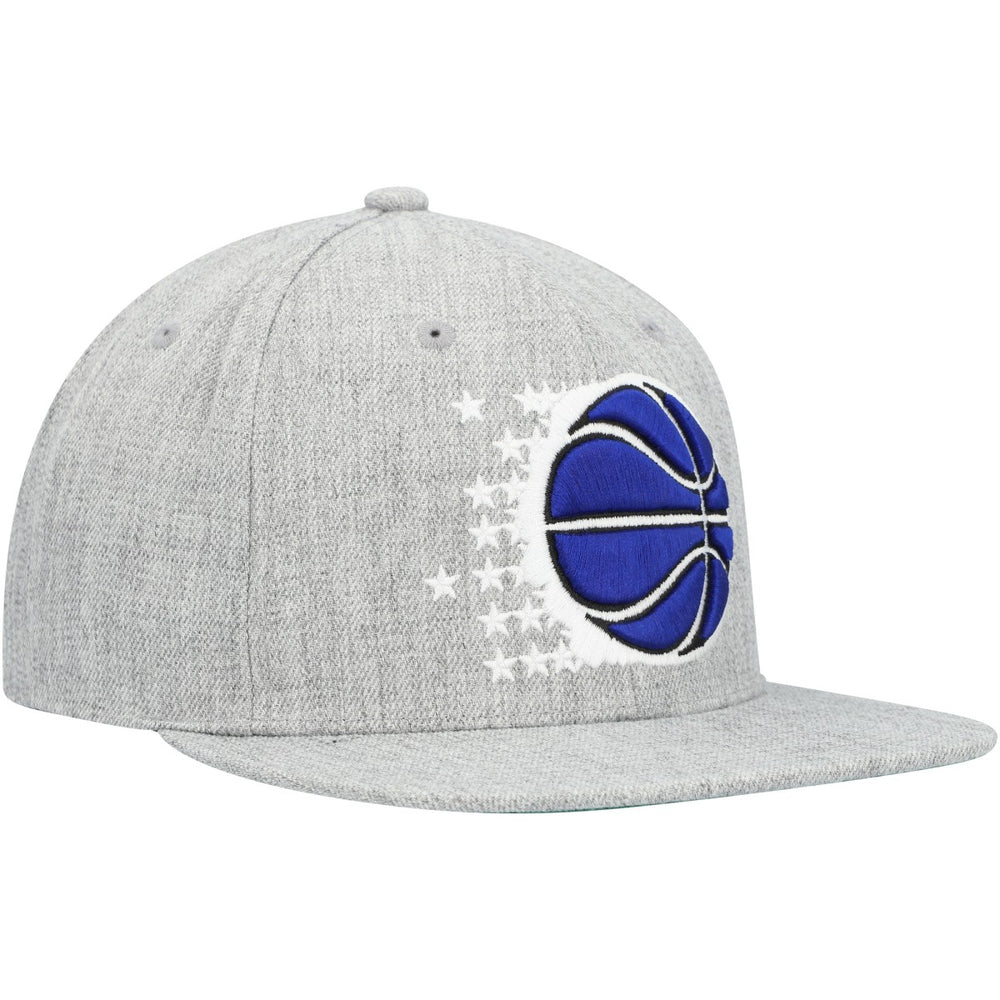 Orlando Magic Hardwood Classics 2.0 Snapback Hat Heather Gray - NBA
