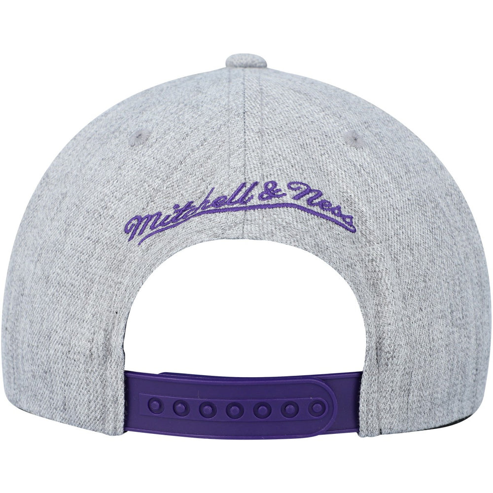 Toronto Raptors Hardwood Classics 2.0 Snapback Hat Heather Gray - NBA