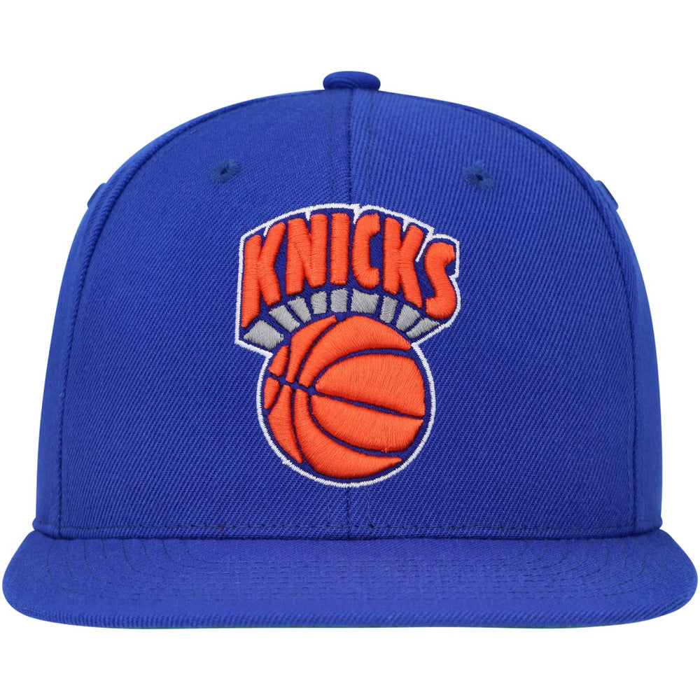 New York Knicks Hardwood Classics MVP Team Ground 2.0 Fitted Hat Blue - NBA