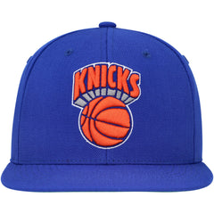 New York Knicks Hardwood Classics MVP Team Ground 2.0 Fitted Hat Blue - NBA