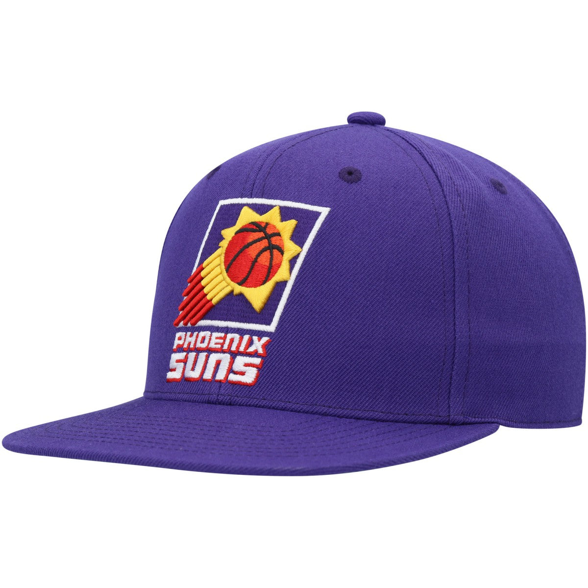Phoenix Suns Hardwood Classics MVP Team Ground 2.0 Fitted Hat Purple - NBA