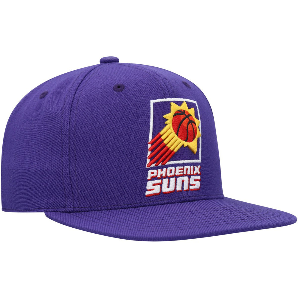 Phoenix Suns Hardwood Classics MVP Team Ground 2.0 Fitted Hat Purple - NBA