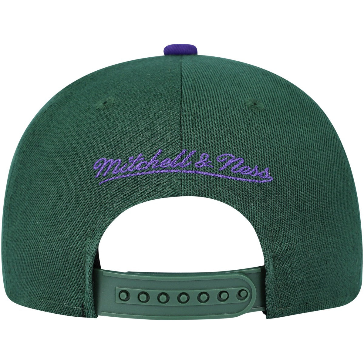Milwaukee Bucks Youth Two-Tone Snapback Hat Hunter Green/Purple - NBA