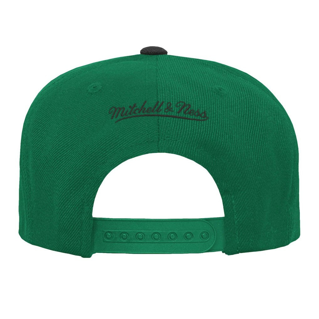 Boston Celtics Youth Two-Tone Snapback Hat Kelly Green/Black - NBA