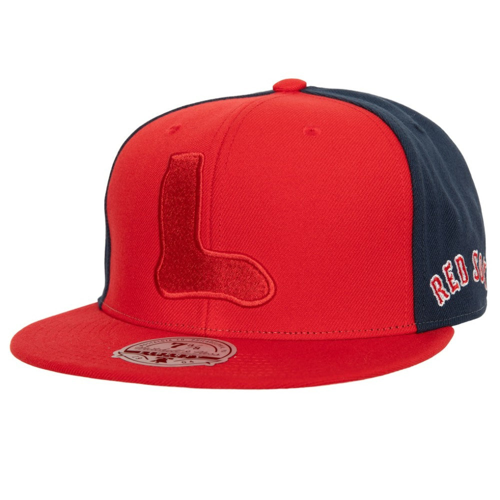 Boston Red Sox Mitchell & Ness Bases Loaded Fitted Hat - MLB