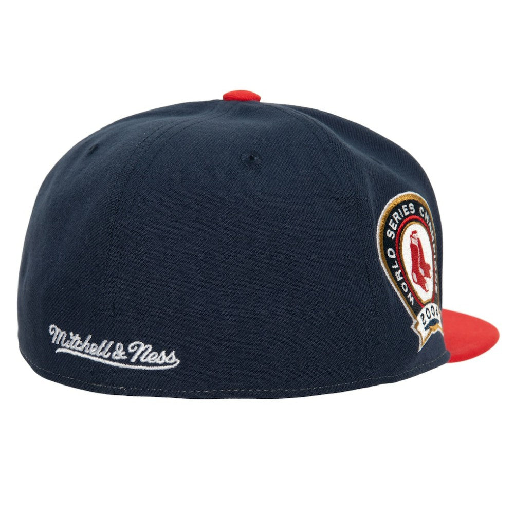 Boston Red Sox Mitchell & Ness Bases Loaded Fitted Hat - MLB