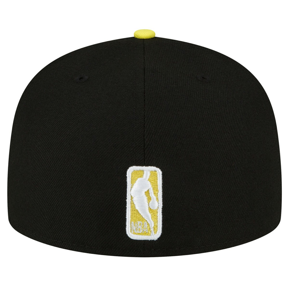 Utah Jazz 2-Tone 59FIFTY Fitted Hat Black/Yellow - NBA
