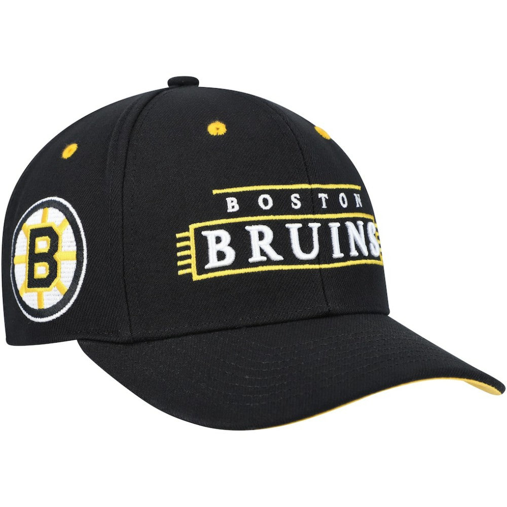 Boston Bruins Mitchell & Ness LOFI Pro Snapback Hat - Black - NHL