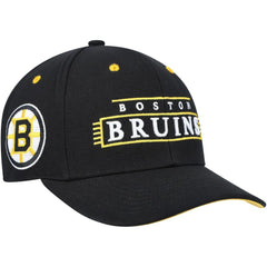 Boston Bruins Mitchell & Ness LOFI Pro Snapback Hat - Black - NHL