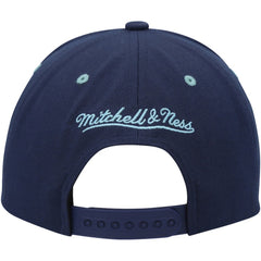 Seattle Kraken Mitchell & Ness LOFI Pro Snapback Hat - Deep Sea Blue - NHL