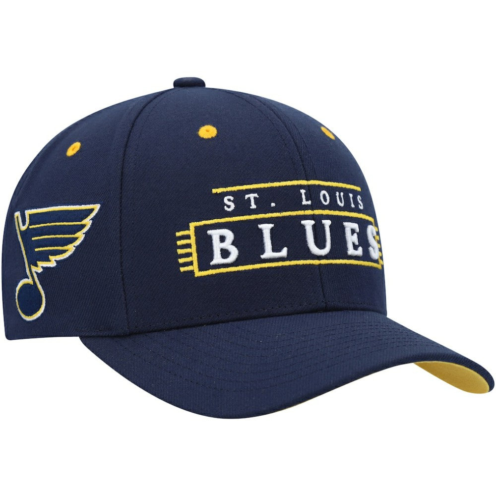 St. Louis Blues Mitchell & Ness LOFI Pro Snapback Hat - Navy - NHL