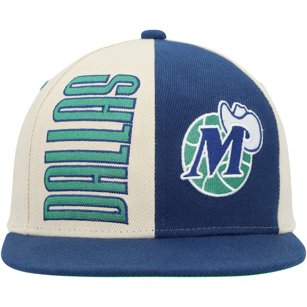 Dallas Mavericks Hardwood Classics Pop Snapback Hat Cream - NBA