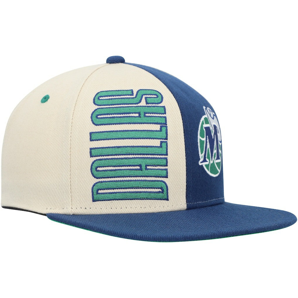 Dallas Mavericks Hardwood Classics Pop Snapback Hat Cream - NBA