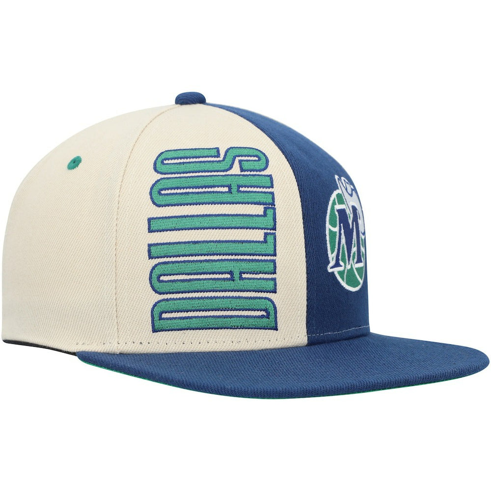 Dallas Mavericks Hardwood Classics Pop Snapback Hat Cream - NBA