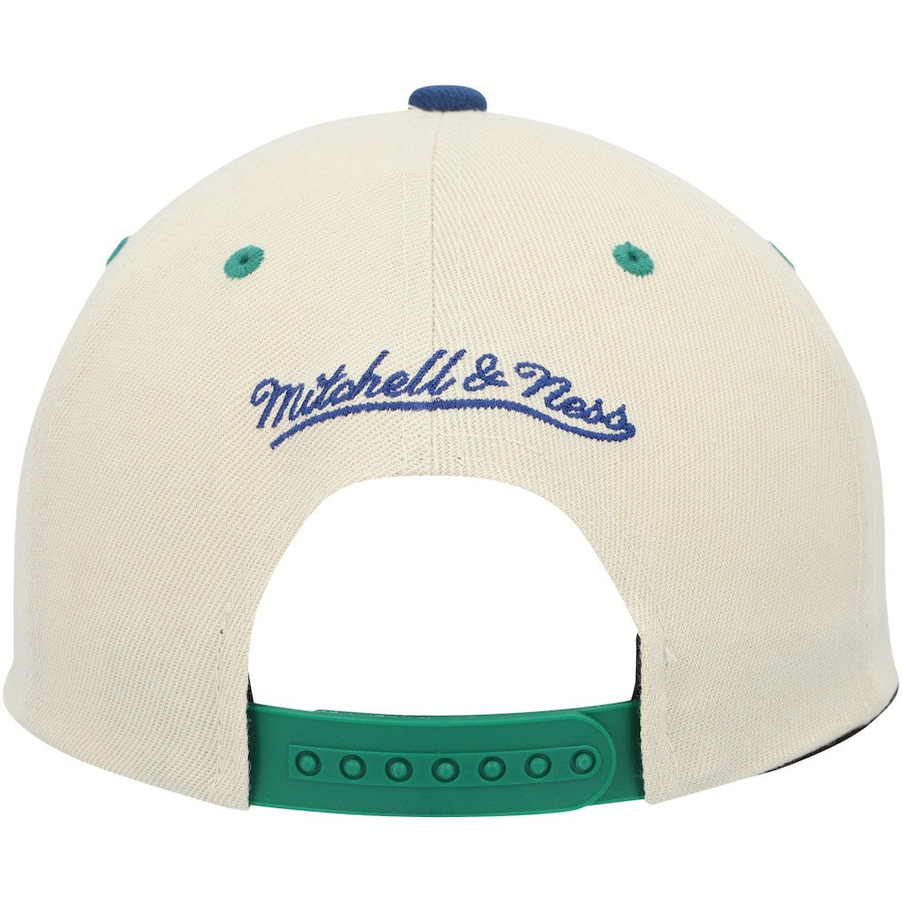 Dallas Mavericks Hardwood Classics Pop Snapback Hat Cream - NBA