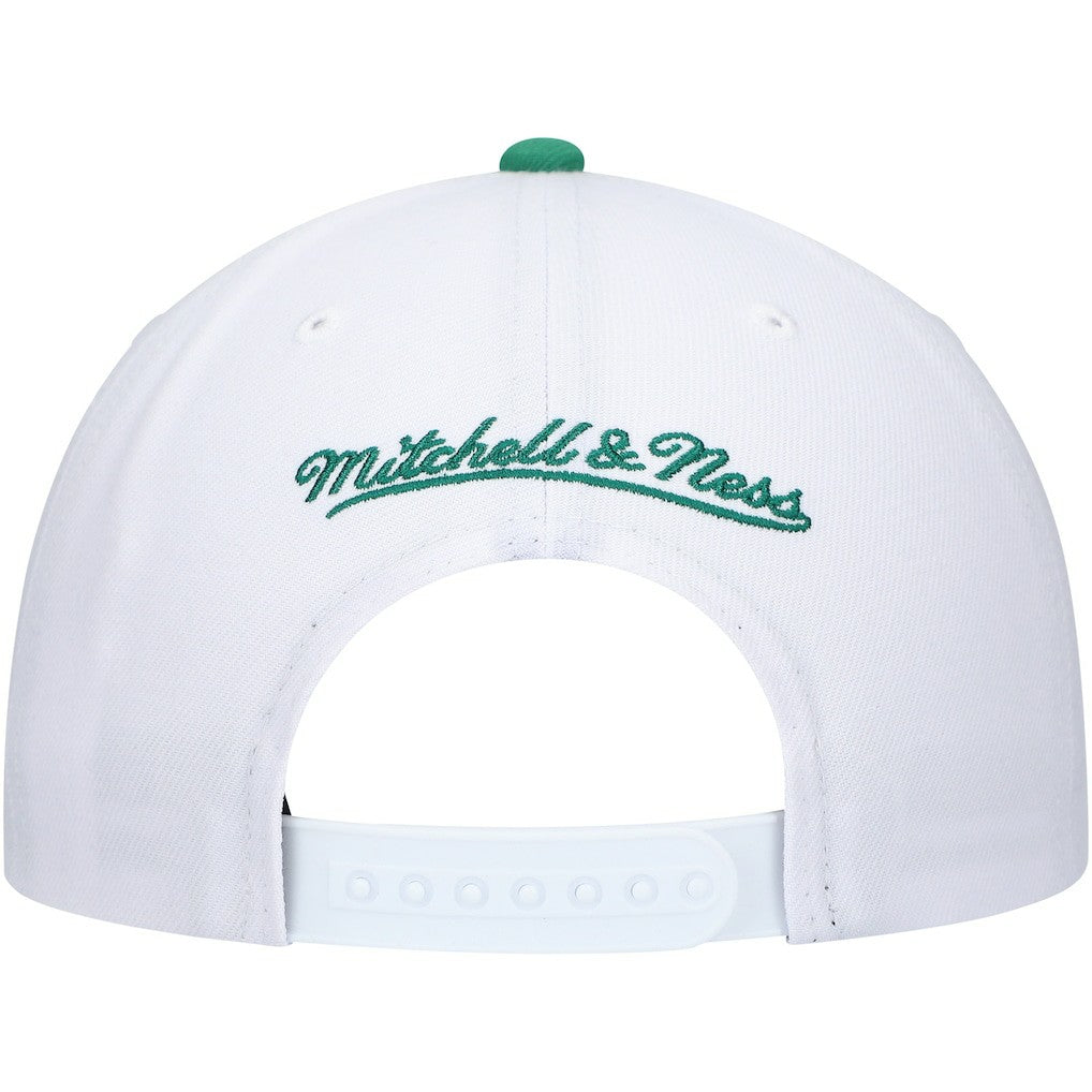 Boston Celtics Hardwood Classics Core 2-Tone 2.0 Pro Snapback Hat White/Green - NBA