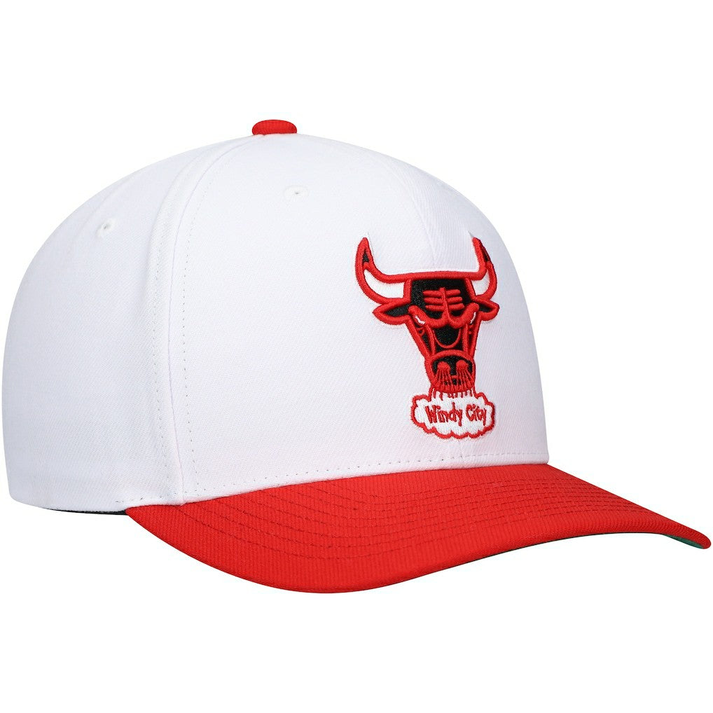 Chicago Bulls Hardwood Classics Core 2-Tone 2.0 Pro Snapback Hat White/Red - NBA
