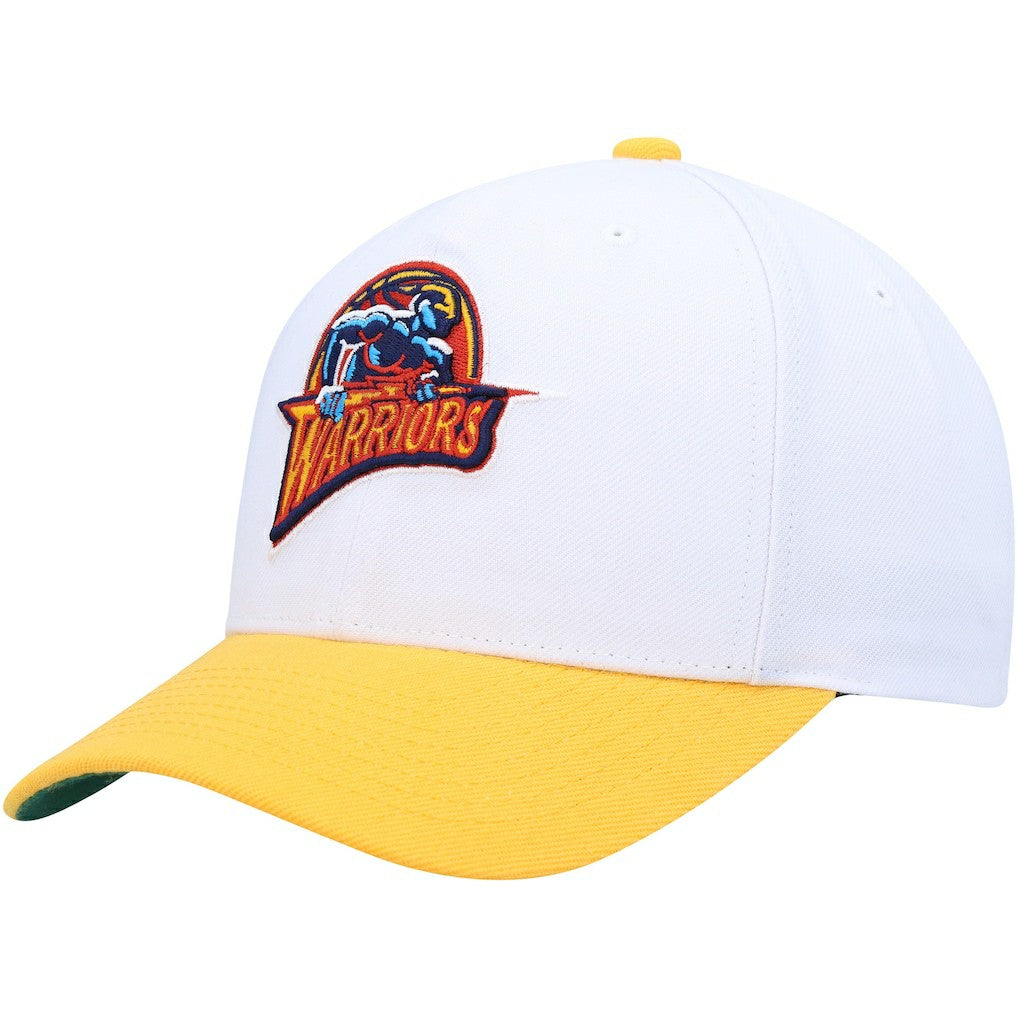 Golden State Warriors Hardwood Classics Core 2-Tone 2.0 Pro Snapback Hat White/Gold - NBA