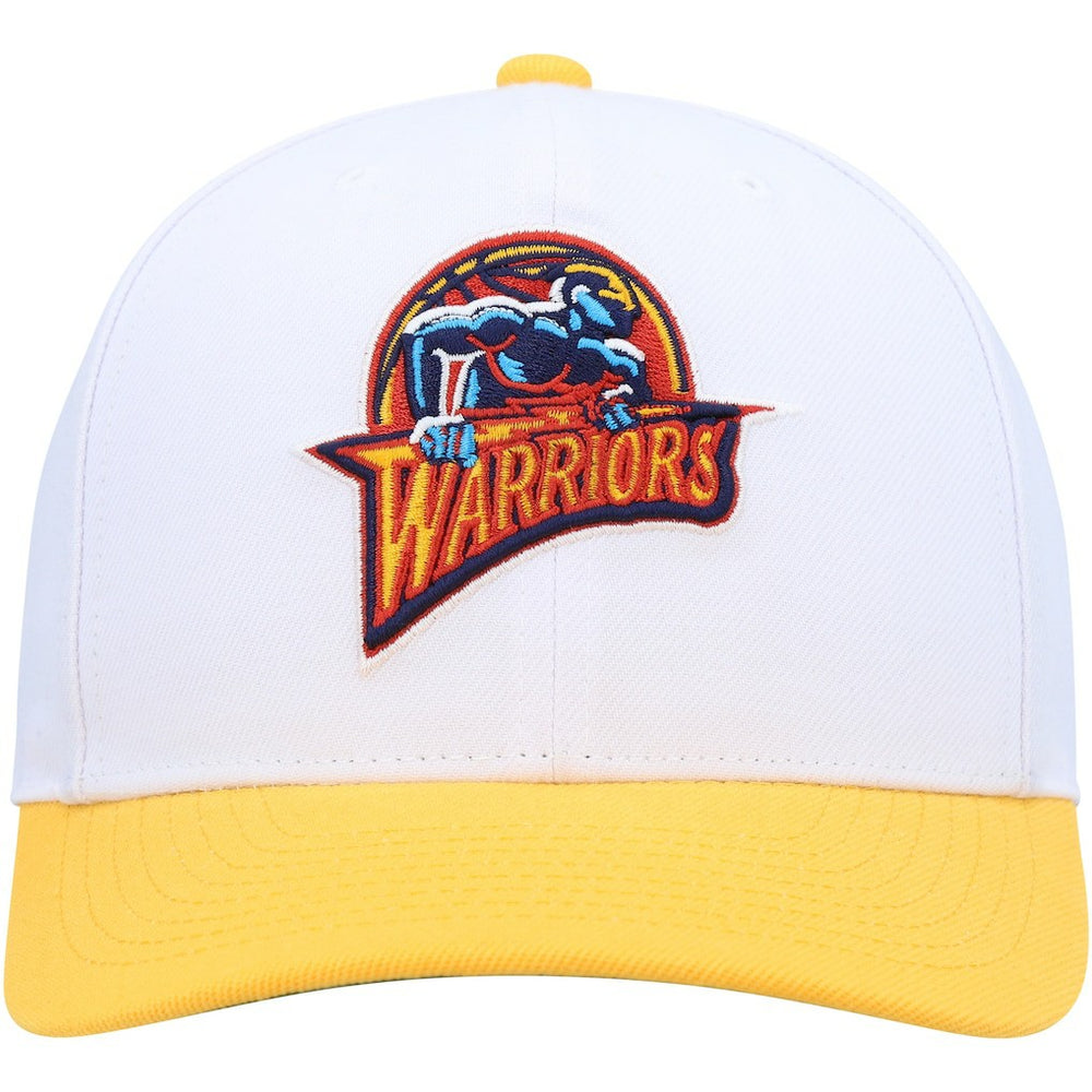 Golden State Warriors Hardwood Classics Core 2-Tone 2.0 Pro Snapback Hat White/Gold - NBA