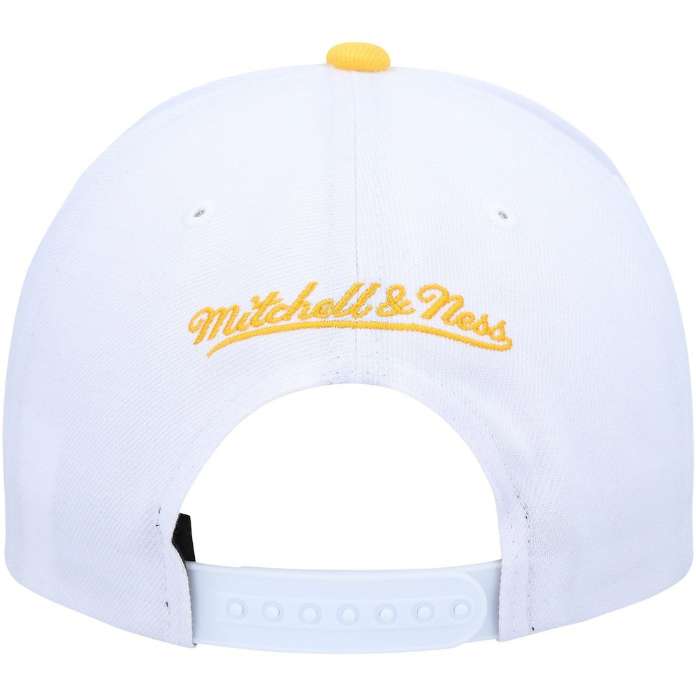 Golden State Warriors Hardwood Classics Core 2-Tone 2.0 Pro Snapback Hat White/Gold - NBA