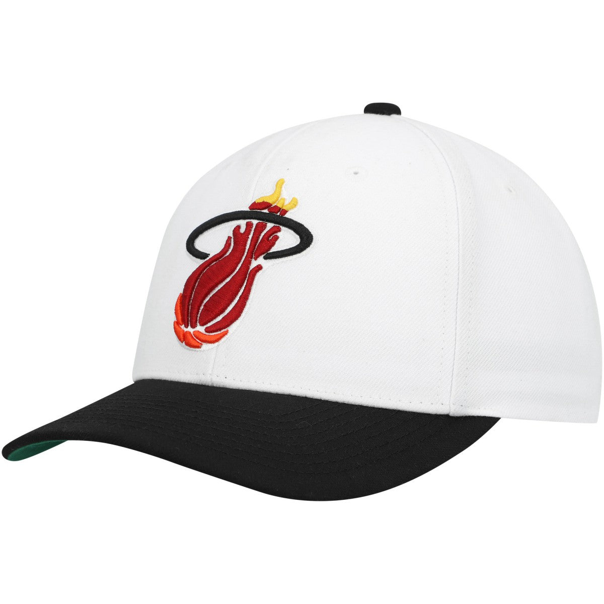 Miami Heat Hardwood Classics Core 2-Tone 2.0 Pro Snapback Hat White/Black - NBA