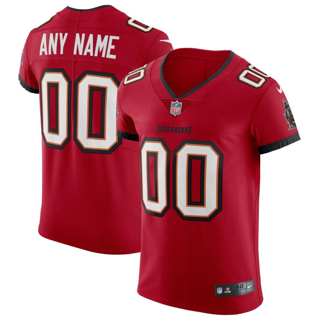 Tampa Bay Buccaneers Vapor Elite Custom Jersey Red | Nike for Sale