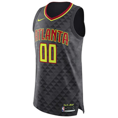 Atlanta Hawks Authentic Custom Jersey Black Icon Edition - NBA