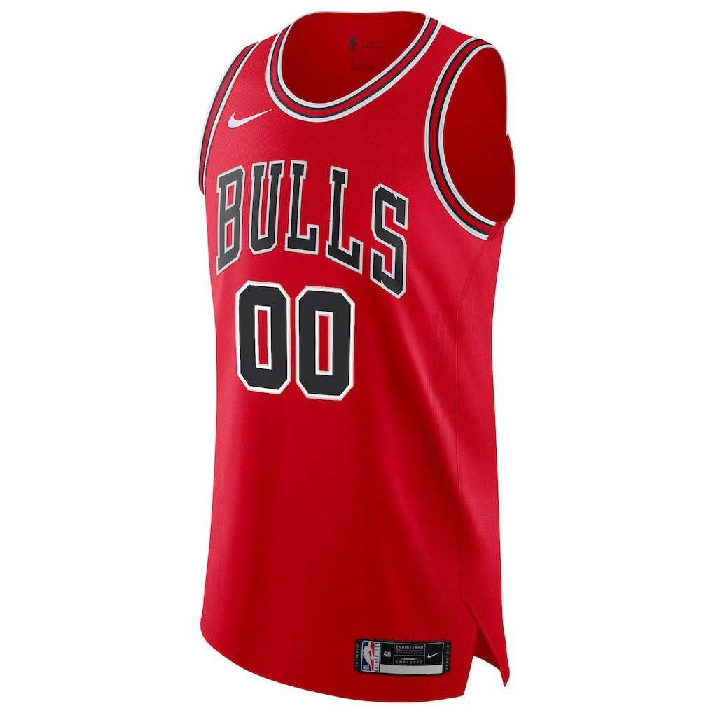 Chicago Bulls Authentic Custom Jersey Red Icon Edition - NBA