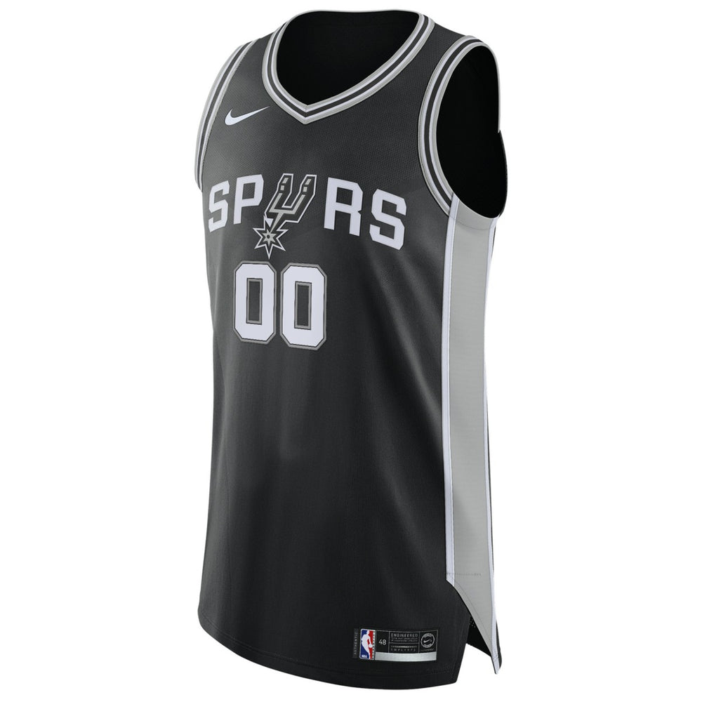 San Antonio Spurs Authentic Custom Jersey Black Icon Edition - NBA