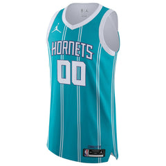 Charlotte Hornets Jordan Brand 2020/21 Authentic Custom Jersey Teal Icon Edition - NBA