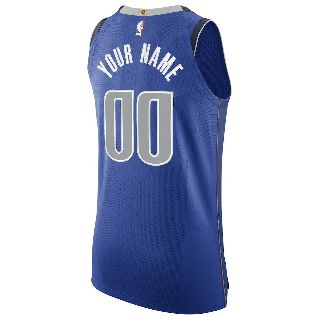 Dallas Mavericks 2020/21 Authentic Custom Jersey Royal Icon Edition - NBA