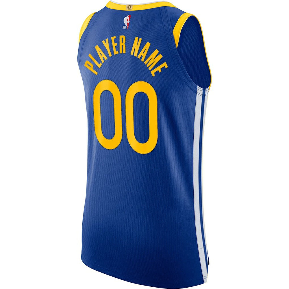 Golden State Warriors 2020/21 Authentic Custom Jersey Blue Icon Edition - NBA
