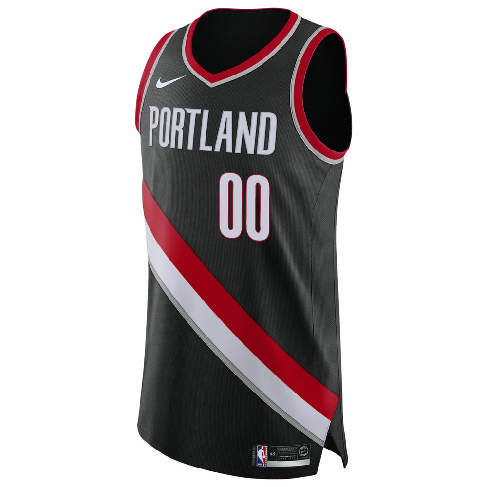 Portland Trail Blazers 2020/21 Authentic Custom Jersey Black Icon Edition - NBA