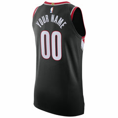 Portland Trail Blazers 2020/21 Authentic Custom Jersey Black Icon Edition - NBA