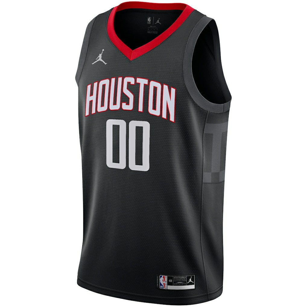 Houston Rockets Jordan Brand Swingman Custom Jersey Statement Edition Black - NBA