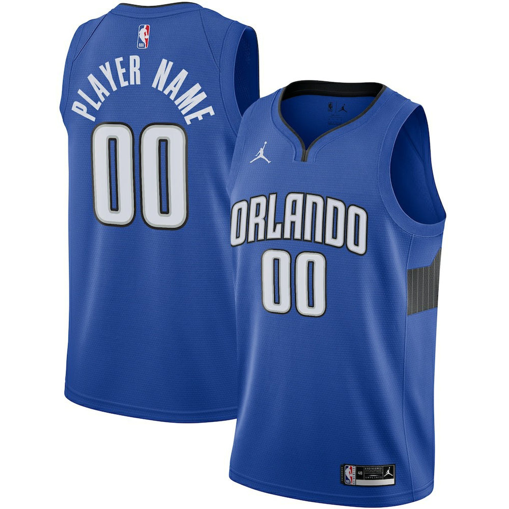Orlando Magic Jordan Brand Swingman Custom Jersey Statement Edition Blue - NBA