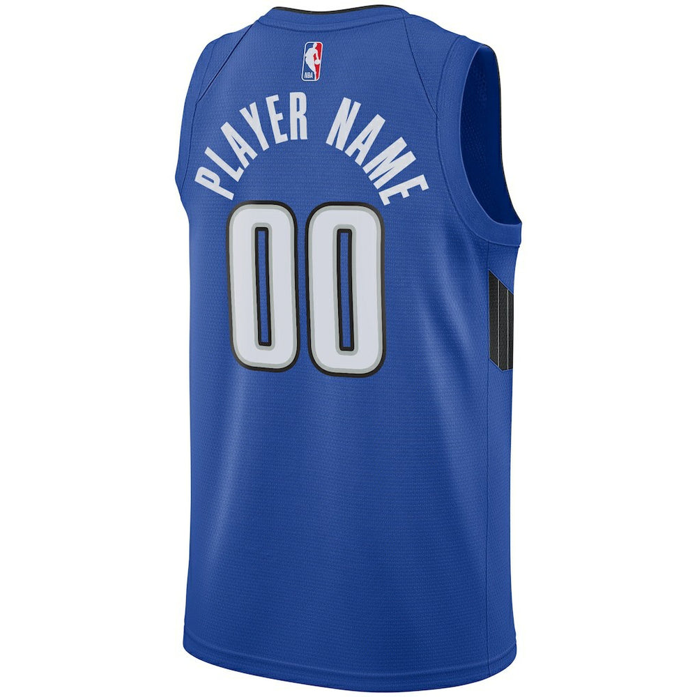 Orlando Magic Jordan Brand Swingman Custom Jersey Statement Edition Blue - NBA