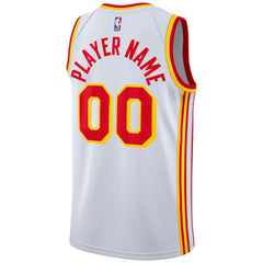 Atlanta Hawks 2020/21 Swingman Custom Jersey Association Edition White - NBA