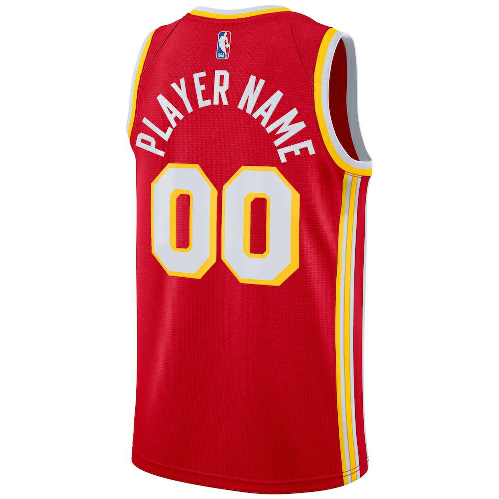 Atlanta Hawks 2020/21 Swingman Custom Jersey Icon Edition Red - NBA