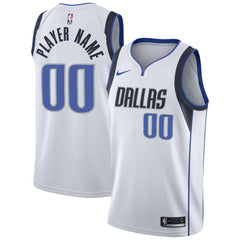 Dallas Mavericks 2020/21 Swingman Custom Jersey Association Editi- White - NBA