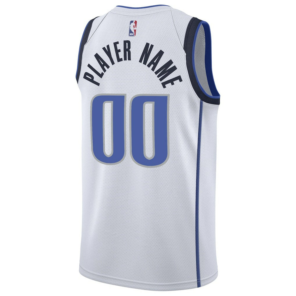Dallas Mavericks 2020/21 Swingman Custom Jersey Association Editi- White - NBA