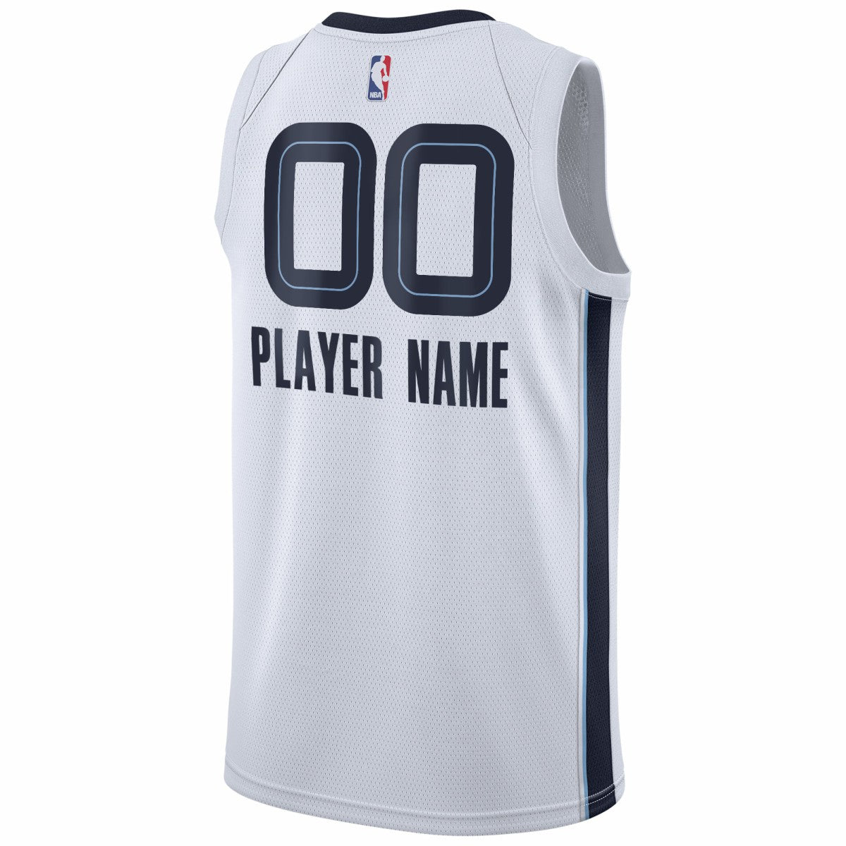 Memphis Grizzlies 2020/21 Swingman Custom Jersey Association Edition White - NBA