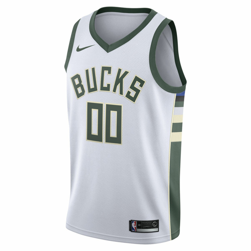 Milwaukee Bucks 2020/21 Swingman Custom Jersey Association Edition White - NBA
