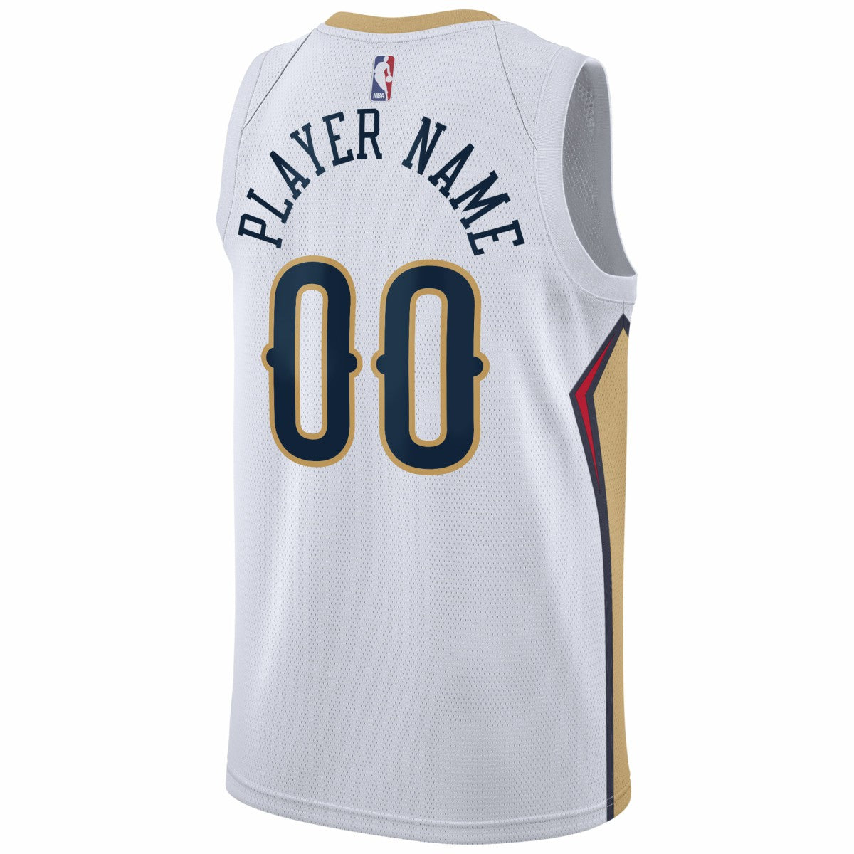 New Orleans Pelicans 2020/21 Swingman Custom Jersey Association Edition White - NBA
