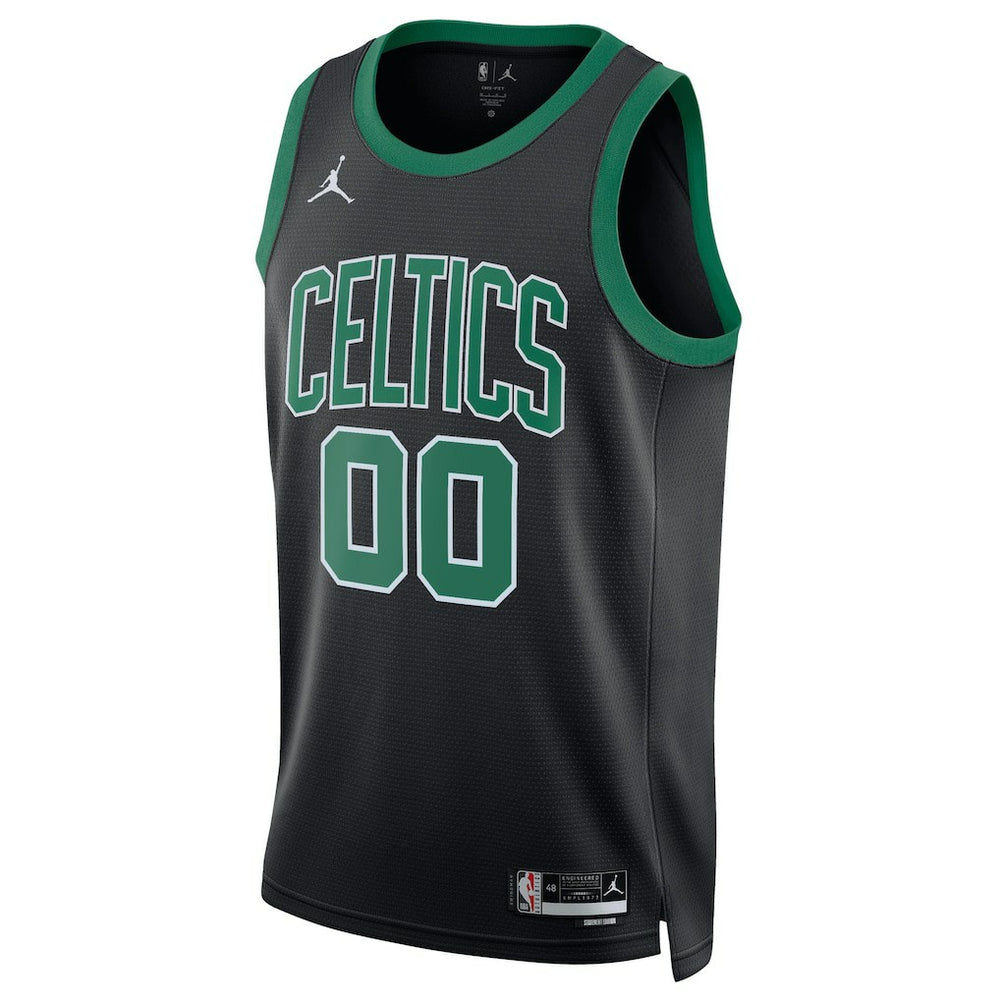 Boston Celtics Jordan Brand Unisex 2022/23 Swingman Custom Jersey Statement Edition Black - NBA