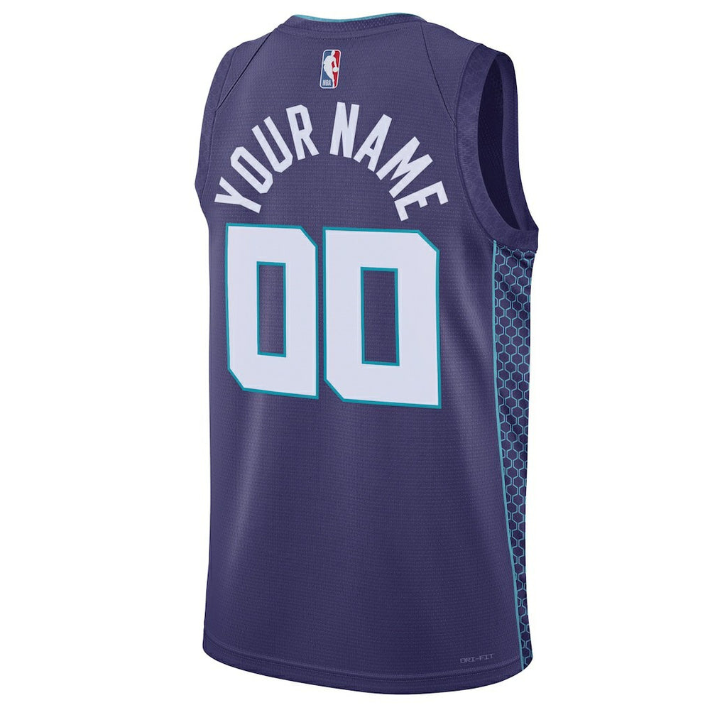 Charlotte Hornets Jordan Brand Unisex 2022/23 Swingman Custom Jersey Statement Edition Teal - NBA