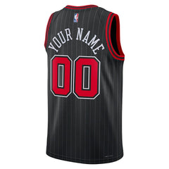Chicago Bulls Jordan Brand Unisex 2022/23 Swingman Custom Jersey Statement Editi- Black - NBA
